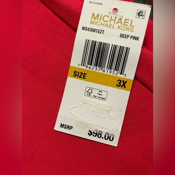 MICHAEL KORS SPLIT HEM FITTED TROUSER PANTS - Picture 5 of 6